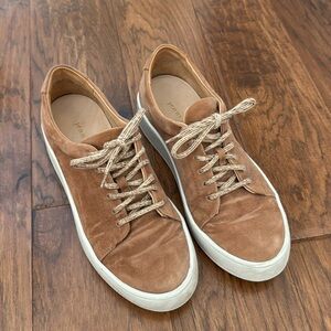 Jenni Kayne brown suede tennis shoes size 8